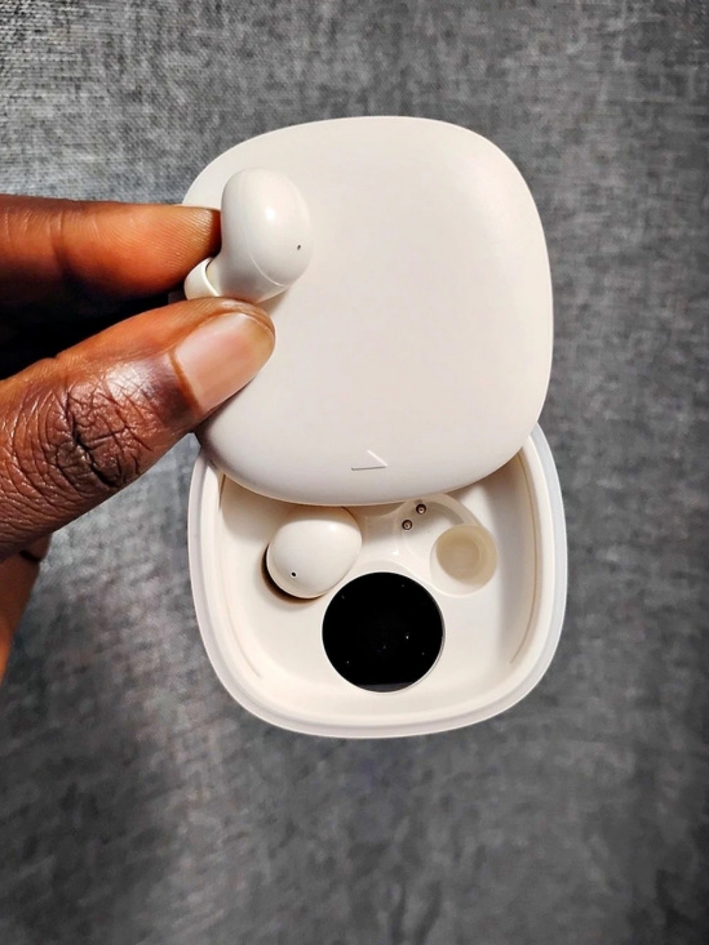 OPCNEAR Comfortable Sleep Bean Headset Wireless Earbuds White